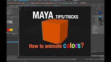 Animate Colors in Maya (Tips & Tricks)