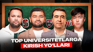 Top universitetlarga kirishni istaganlar ko