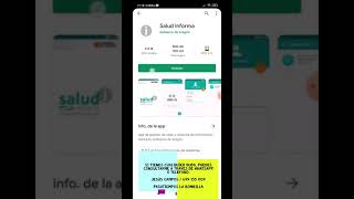 DESCARGAR APP SALUD INFORMA en teléfono móvil y tablet