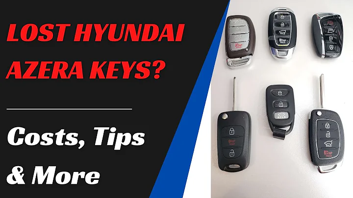 Hyundai Azera Key Replacement - How to Get a New Key. (Tips to Save Money, Costs, Keys & More.)