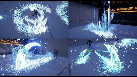 Ice Magic Attack Skill Niagara Effects 01 Overview