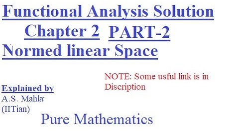 FUNCTIONAL KREYSZIG SOLUTION SECTION 2.2 PART2
