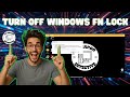 How To Turn Off FN Lock In Windows 11 | Quick Fix (2026)
