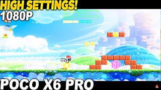 Poco X6 Pro Super Mario Bros Wonder Suyu Emulaor MediaTek Dimensity 8300 Ultra