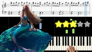 Part of Your World - The Little Mermaid OST ?《Piano Tutorial》 ⭐⭐⭐☆☆