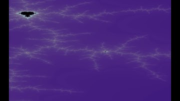 Python fractal movie, first try with 3D effect  by projecting on a 3D plane