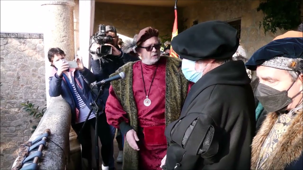 Carlos V despide a vecinos de Jarandilla de la Vera y soldadesca - XXIII Ruta del Emperador Carlos V