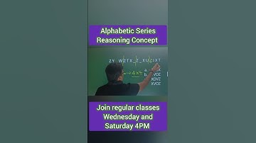 Alphabetic Series Reasoning Concept #sscgd #sscresoning #reasoning #reasoningtricks #ssccgl #chsl