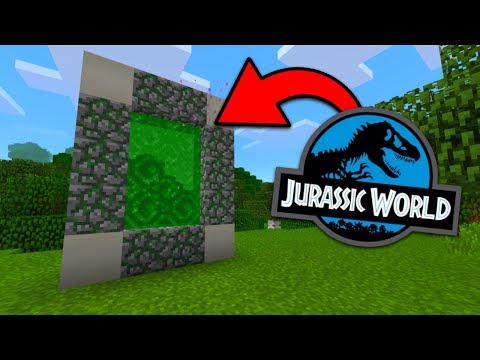 how-to-make-a-portal-to-the-jurassic-world-dimension-in-minecraft-pocket-edition