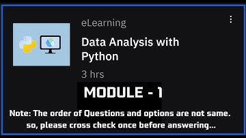 Module 1 Introduction||Data Analysis with Python #ibm #eduskills #edunet