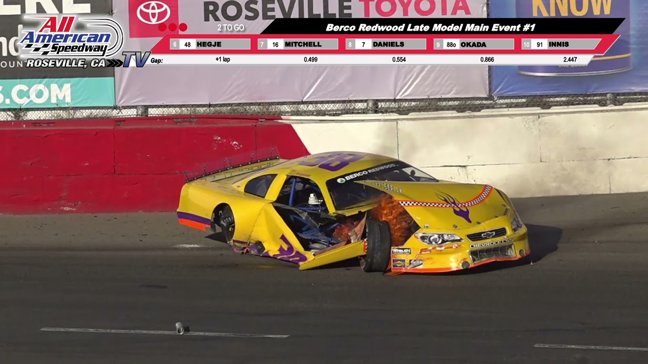 All American Speedway JJ Ferguson Crash – June 12, 2021