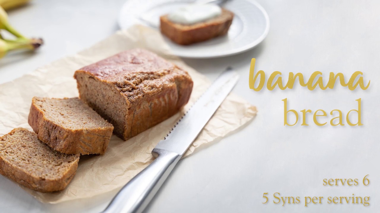Slimming World banana bread recipe - 5 Syns per serving - YouTube