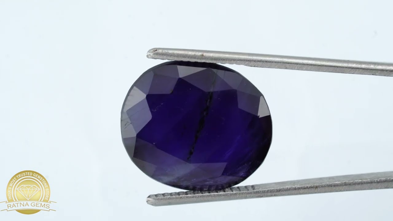 Iolite Stone 3.95 Carat (Kaka Neeli Stone) 4 Product video for Iolite Stone 3.95 Carat (Kaka Neeli Stone)