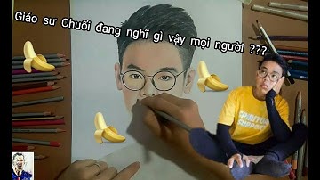 Gấu Con TV - Vẽ Oops Banana ( Giáo Sư Chuối ) Trong Nhóm Oops Club | Draw the Banana Teacher