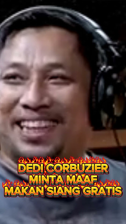 Dedi Corbuzier apologizes