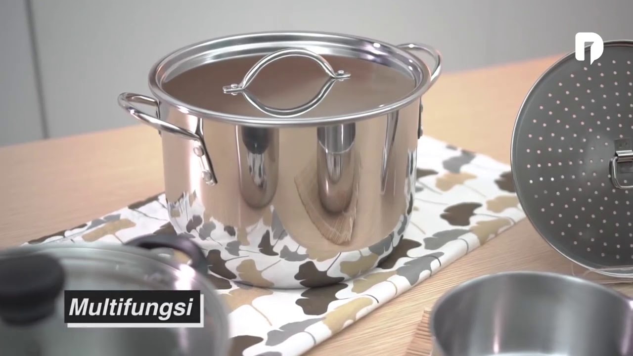 Maxim Ultima Set Panci Masak Stainless Steel Berkualitas Awet dan Tahan Lama