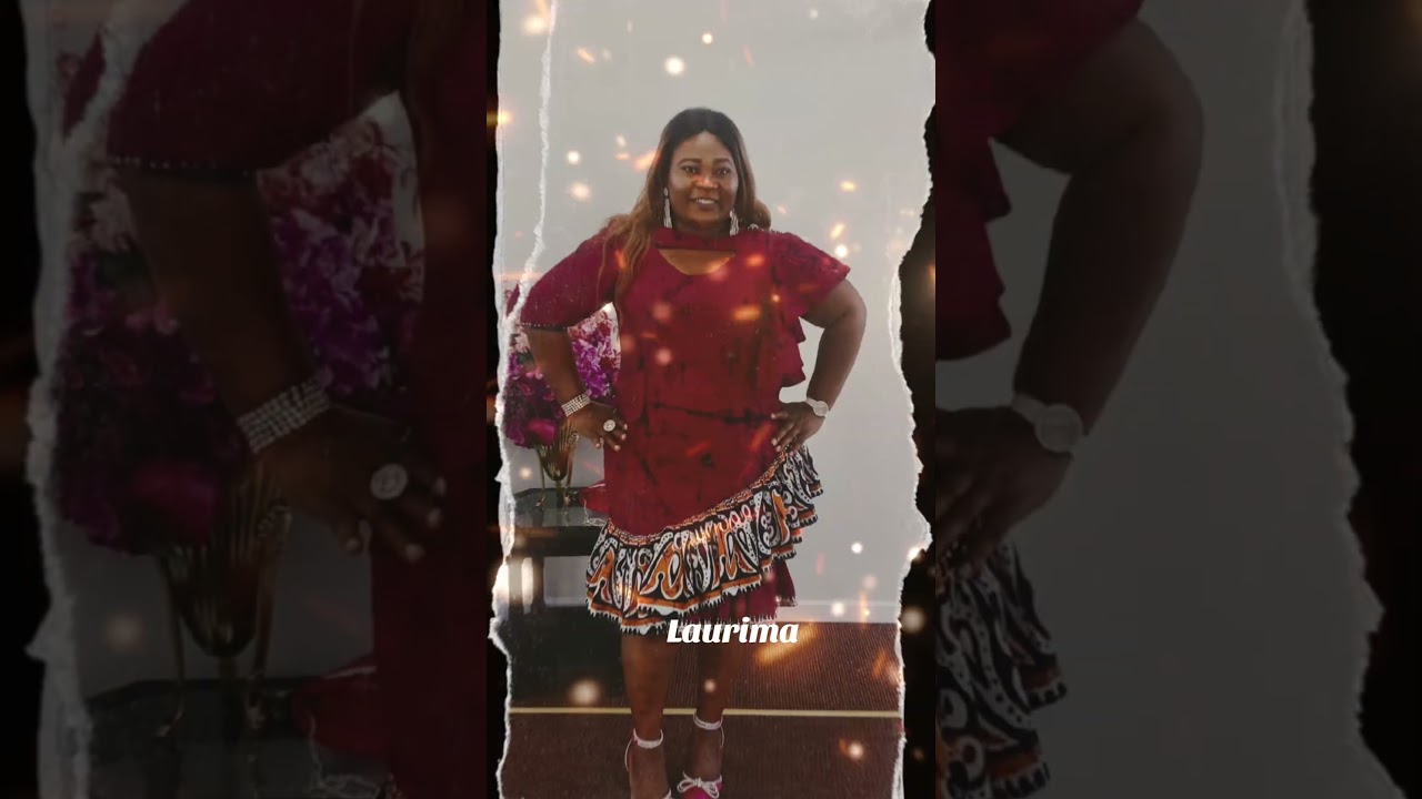 Ankara midi length dress 