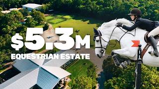 Inside a $5.3 Million Equestrian Estate | 22 Stalls, Derby Field & More