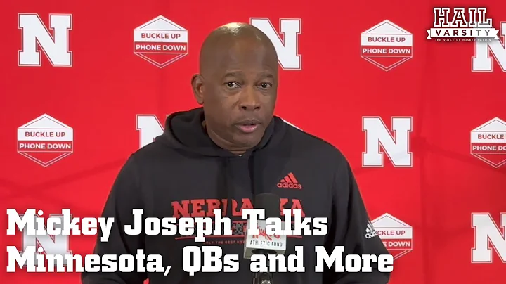 Nebraska Football: Mickey Joseph Talks Minnesota, QBs and More