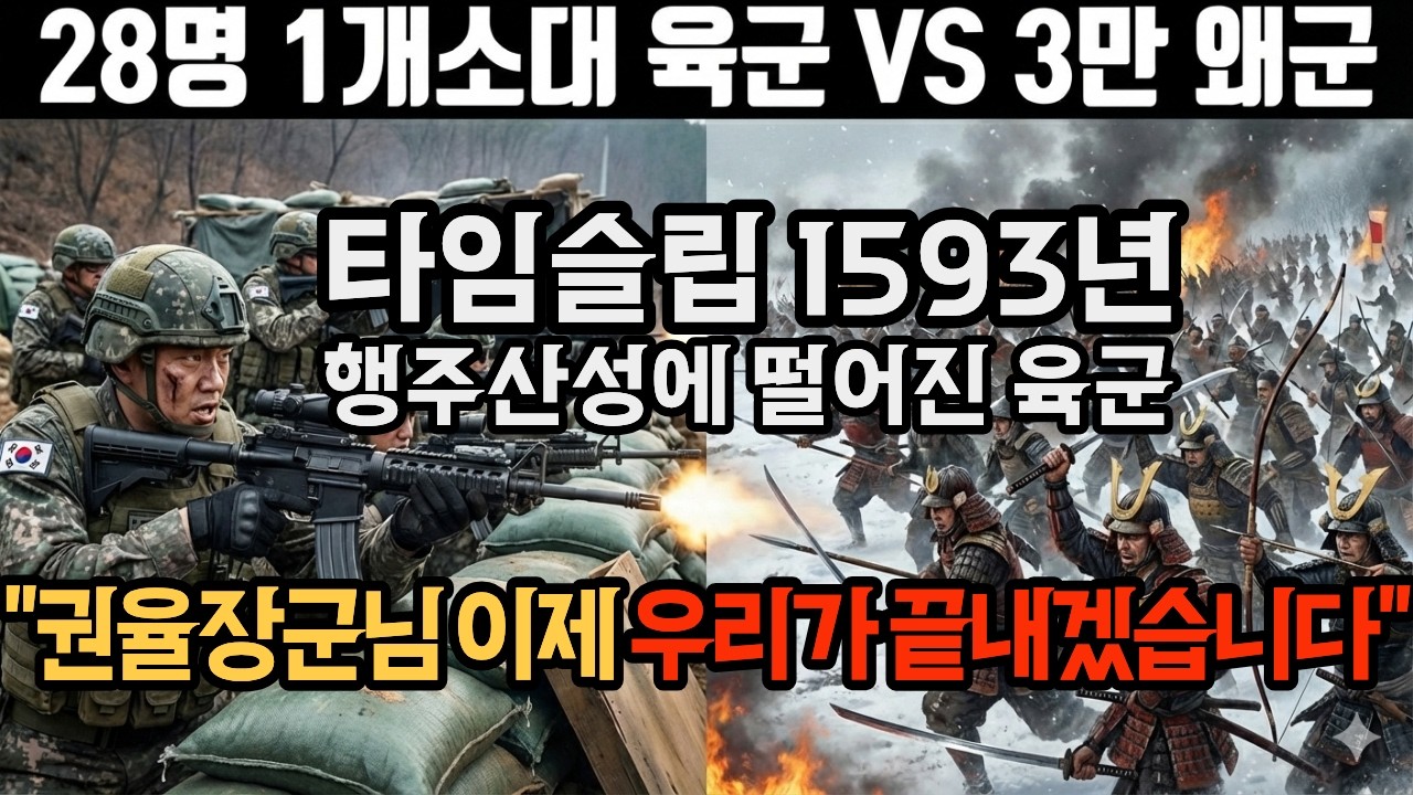 우리는 조선의 후손입니다  1593년 행주산성에 떨어진 대한민국 육군 소대
