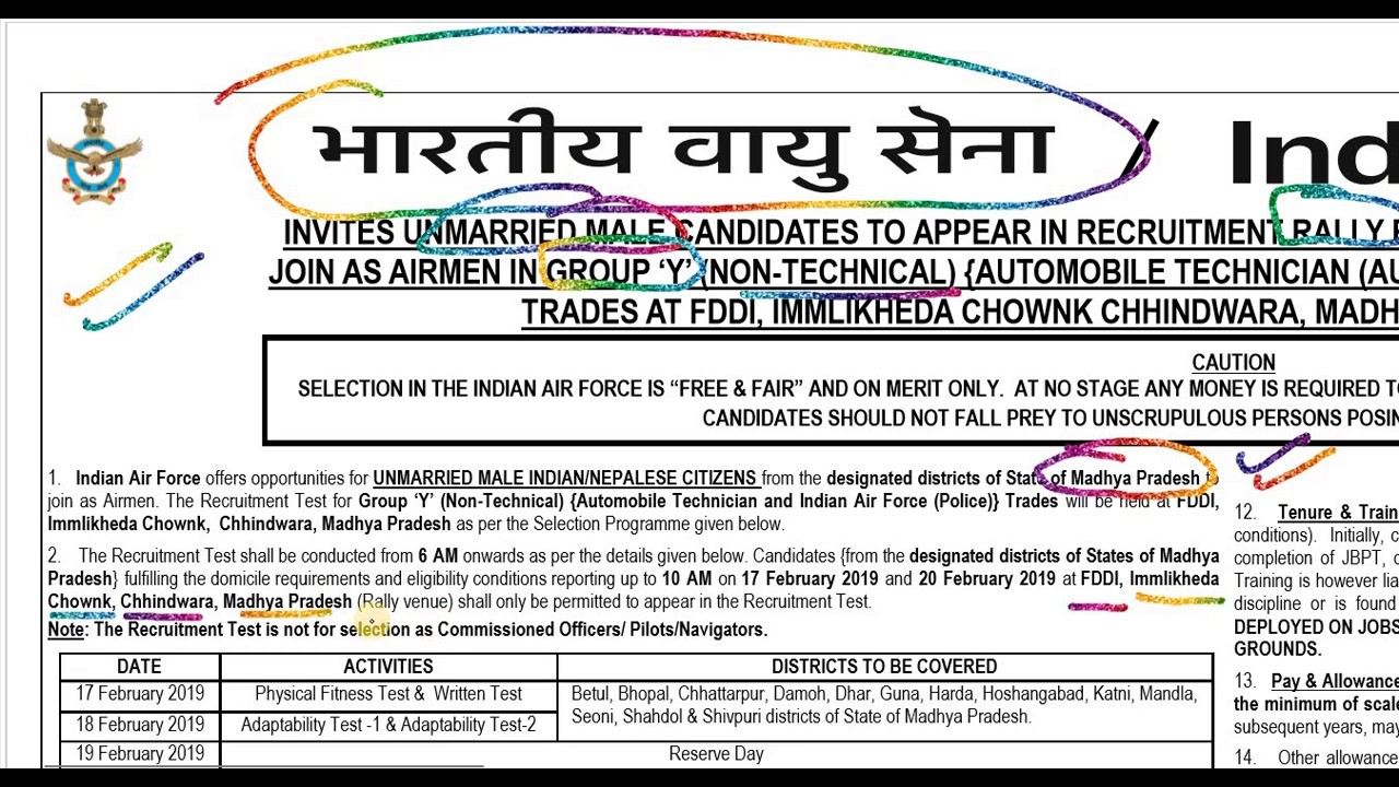 air force new bharti