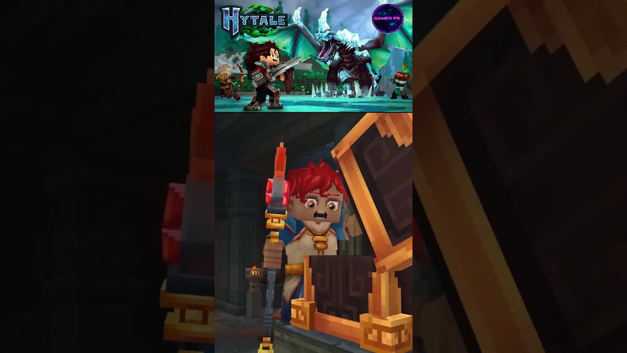 Hytale - Jogo semelhante ao Minecraft, com aventuras, monstros, desafios e criação no mundo aberto.