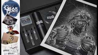Mad Charcoal Artwork Demonstration Iron Maidens Eddie
