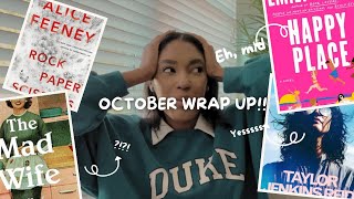 I DNF’ed a book for the first time?! |October Wrap Up
