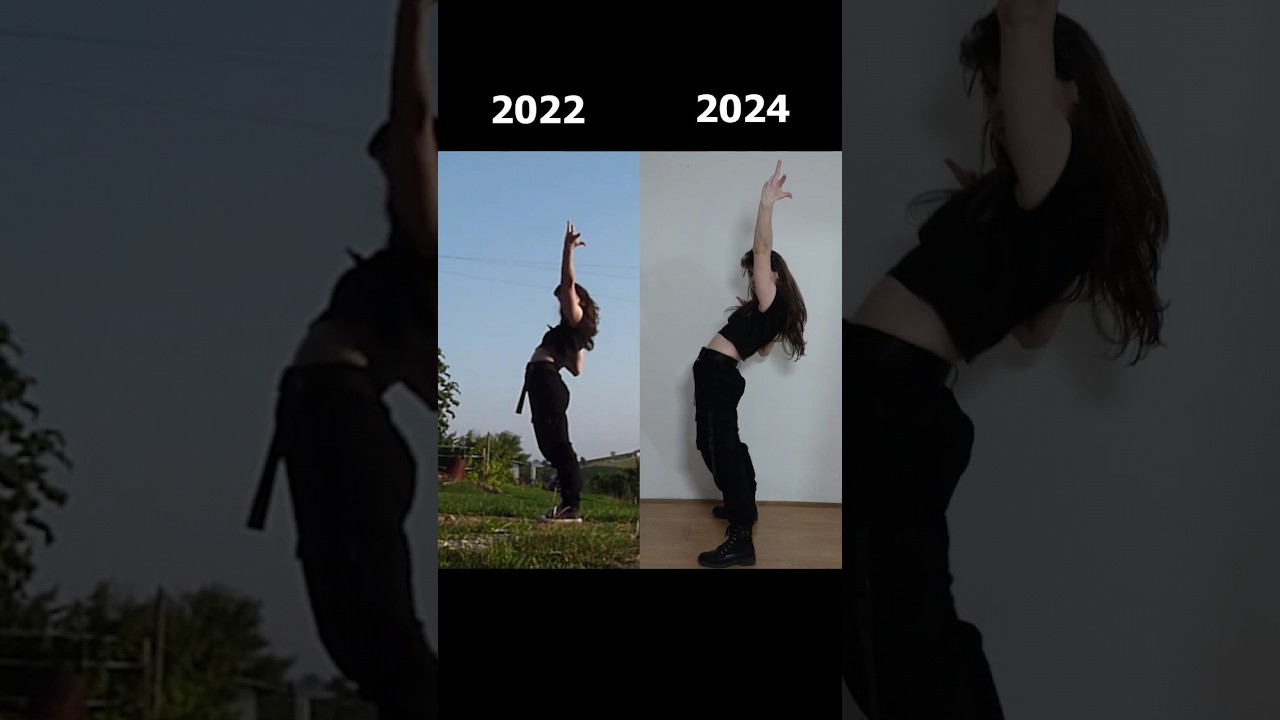 Kpop Dance improvement in 2 years (2022 - 2024) #kpop #kpopdancecover #dance #blackpink