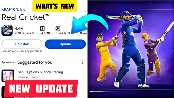 Real Cricket New Update Launched on Play Store 😱 🔥|| What