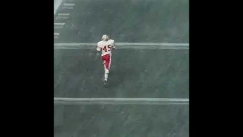 1983-1-8 #detroitlions @ #washingtonredskins (Jeris White 77-yard Interception return TD) #nfl