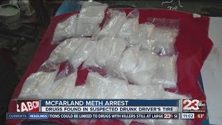 McFarland PD arrest man after over 8 Kilos of methamphetamine seized on traffic stop
