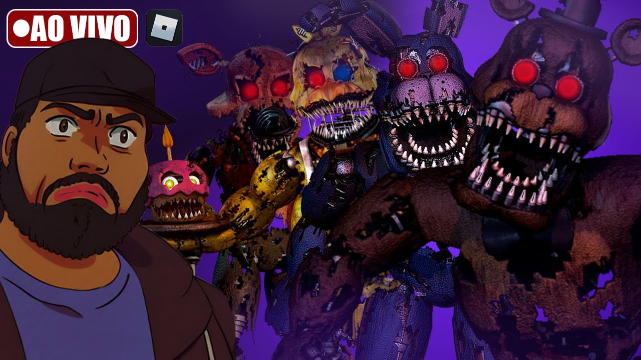 🔴LIVE!] - JOGANDO FNAF DOOM E OUTROS JOGOS COM VOCÊS!! 😱