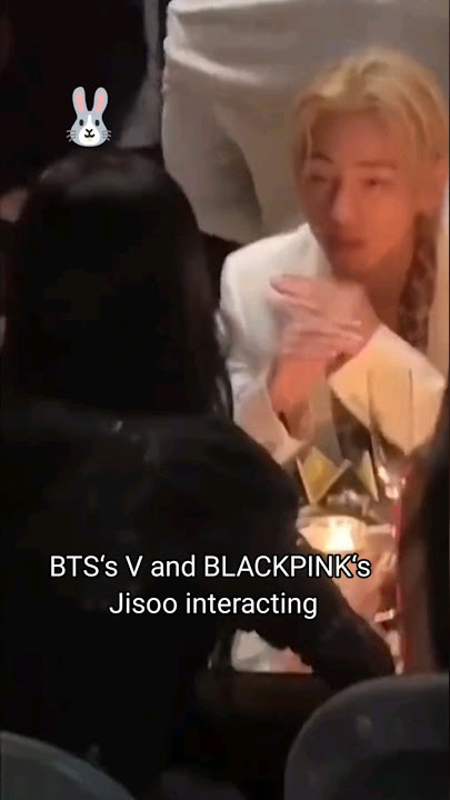 Jisoo and V  cute interaction  went viral ☺☺