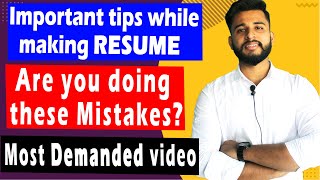 How To Write a Resume With No Job Experience | Resume Tips For Freshers