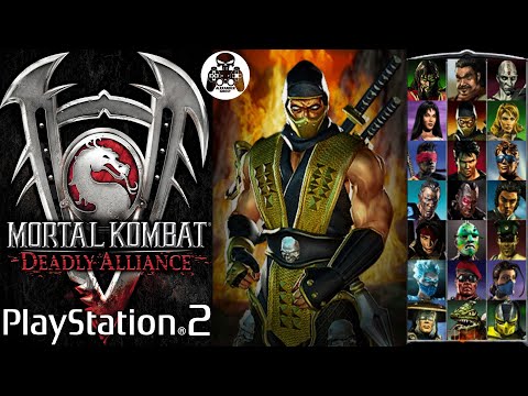 Видео: Mortal Kombat Deadly Alliance  / Sony PlayStation 2 / прохождение Scorpion [60fps]