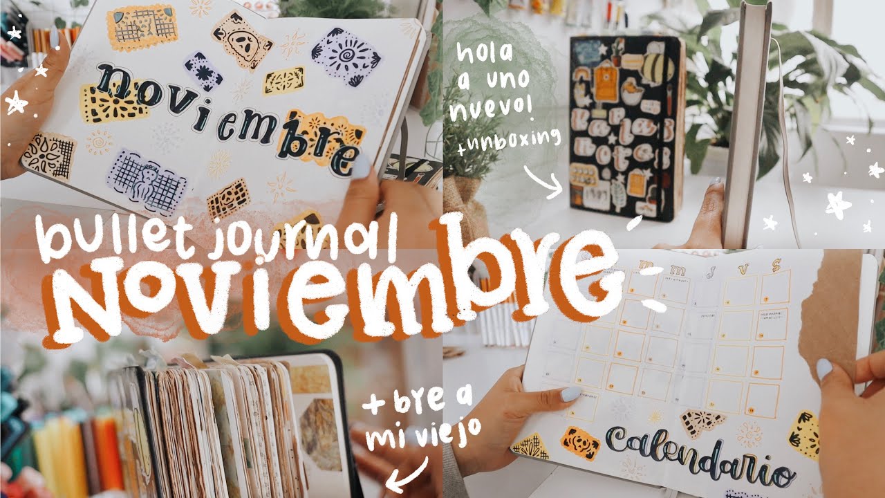 SE ACABÓ MI BULLET JOURNAL 😱 - bujo NOVIEMBRE ✨ unboxing de uno nuevo!