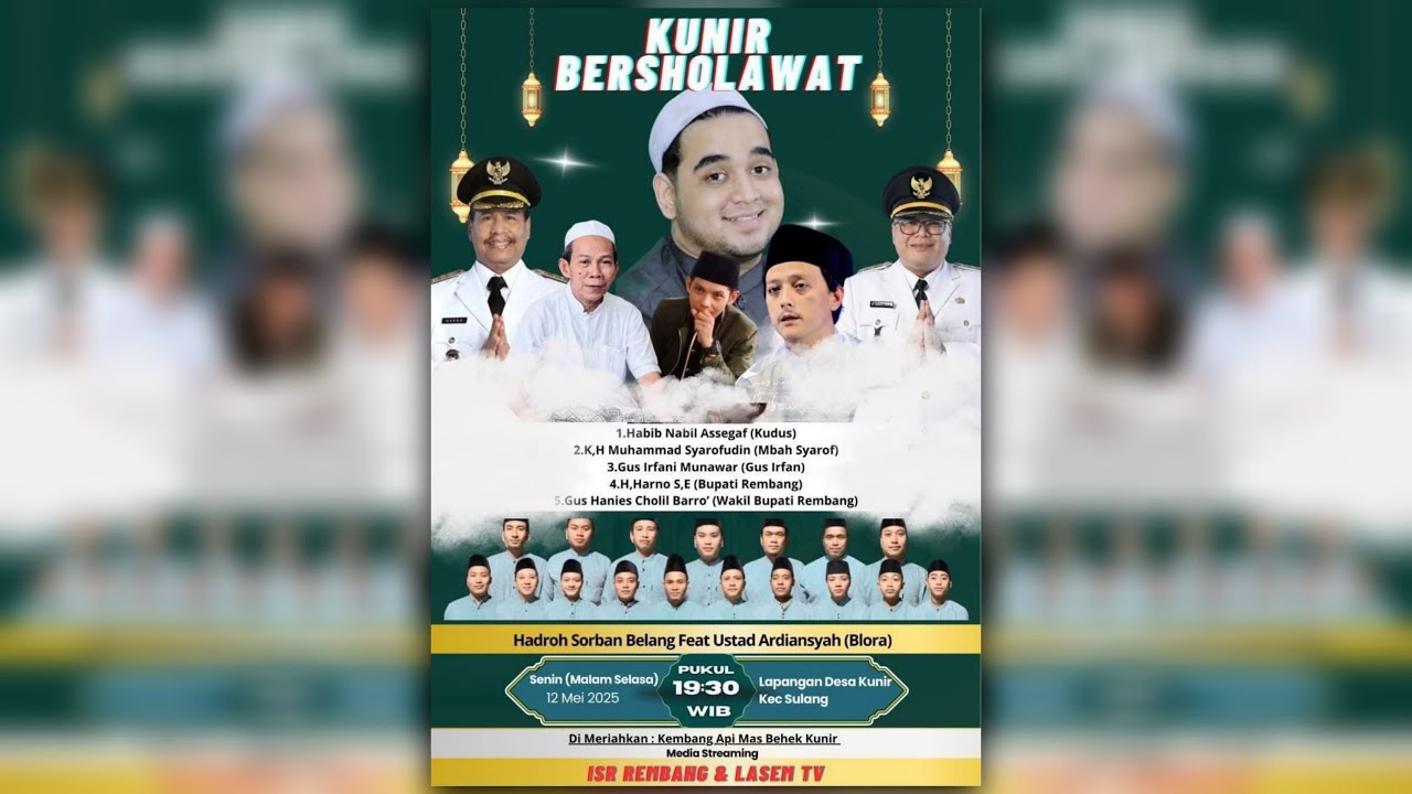 🔴LIVE STREAMING - KUNIR BERSHOLAWAT BERSAMA HABIB NABIL ASSEGAF FEAT HADROH SORBAN BELANG
