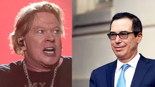 Axl Rose Takes Out Steve Mnuchin's 'SHANANA KNEES' In Twitter Dispute