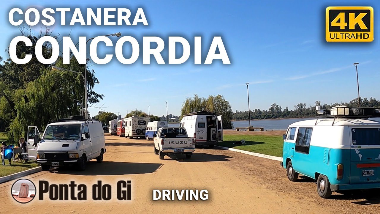 [4K] CIUDAD DE CONCORDIA - Entre Ríos [ COSTANERA del RIO URUGUAY ] #driving TOUR 2023 - ARGENTINA