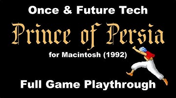 Prince of Persia (1992) | Apple Macintosh | Mac Full Gameplay Playthrough