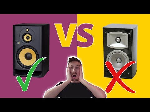 DIFERENCIAS entre Monitores de Estudio y Altavoces para escuchar