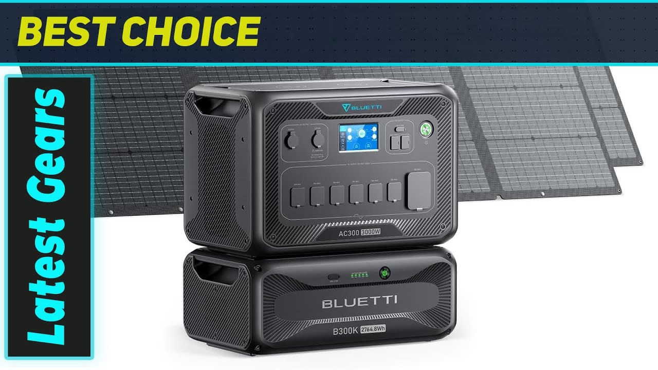 Solution Ac300 BLUETTI AC300 & B300K Solar Generator Kit – The Best Portable Power ...