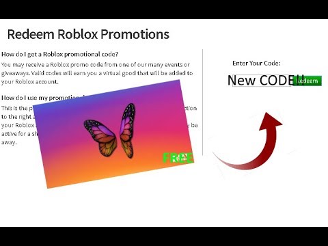New Code Free Butterfly Wings 2020 Redeem Now Youtube