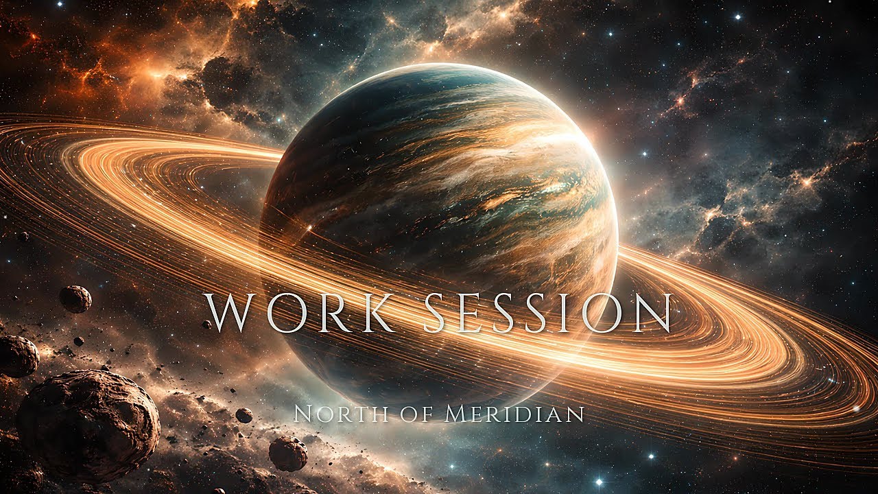 Long Focus Ambient Mix | Warm Lamp + Notebook | ADHD-Friendly Focus