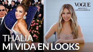 Thalia cuenta la historia de sus looks en la MET Gala | Mi vida en looks | Vogue México