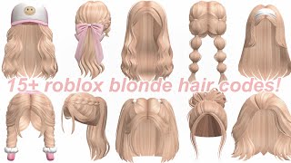 Aesthetic BLONDE HAIR CODES! *WITH LINKS* | ROBLOX BLOXBURG BROOKHAVEN BERRY AVENUE