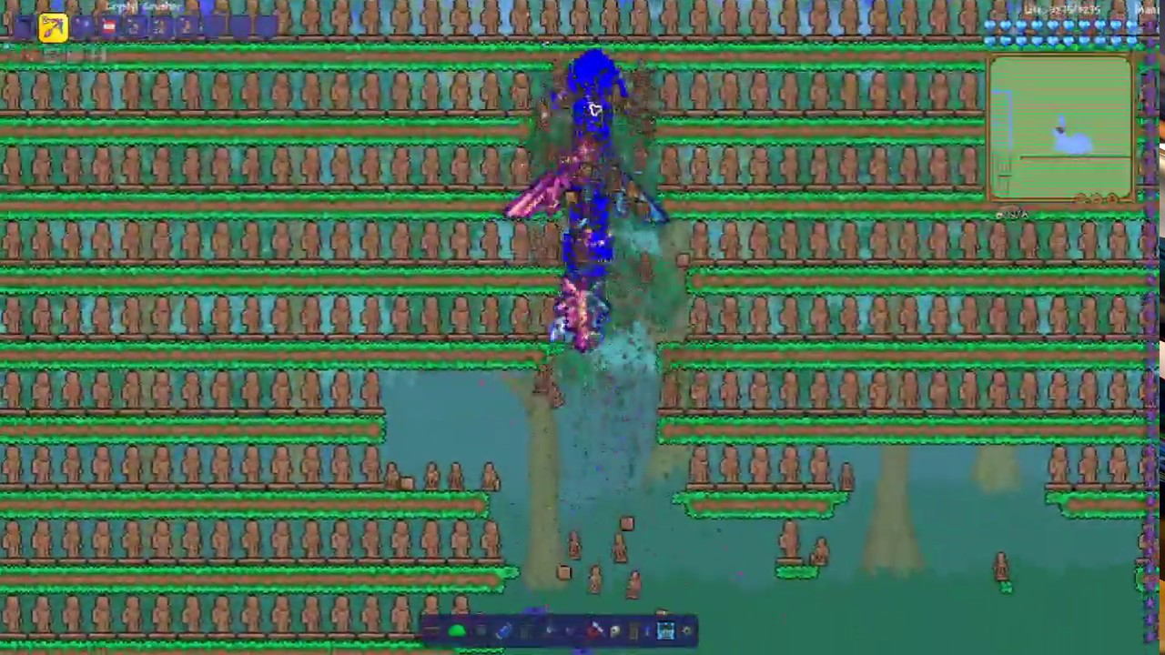 Terraria Destroying a World of Mannequins ll Hopefully relaxing YouTube
