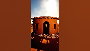 Desert Mud House Construction Time-lapse | Arched Architecture & Pool