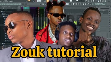 Fl STUDIO TUTORIAL: Learn how to make zouk  beat on fl studio/ jifunze namna ya kupiga zouk beat